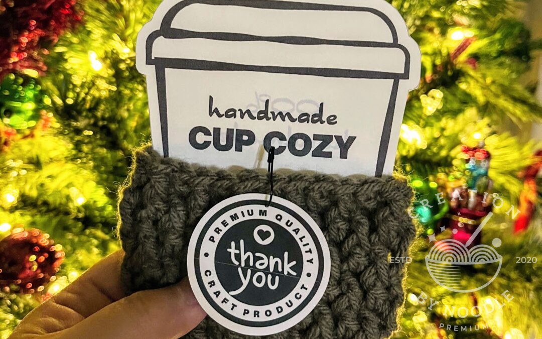 Cup Cozy Display Inserts, Coffee Cup Sleeve cards Printable