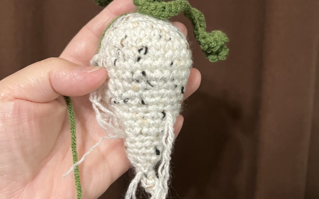 Crochet White Radish